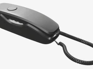 Compact corded phone 3D Model