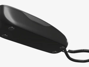 Compact corded phone 3D Model