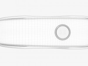 Compact corded phone 3D Model