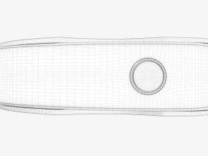 Compact corded phone 3D Model