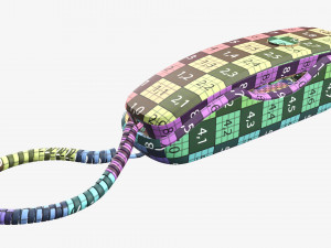 Compact corded phone 3D Model