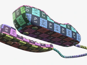Compact corded phone handset removed 3D Model