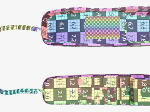 Compact corded phone handset removed 3D Model