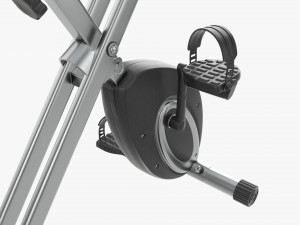 Folding fitness bike trainer Modello 3D