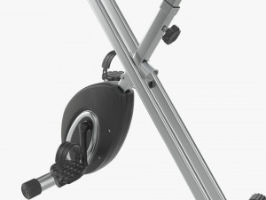 Folding fitness bike trainer Modello 3D