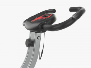 Folding fitness bike trainer Modello 3D