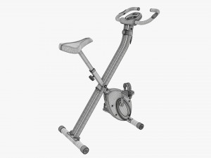Folding fitness bike trainer Modello 3D