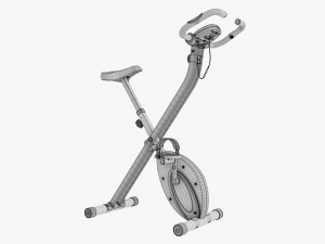 Folding fitness bike trainer Modello 3D