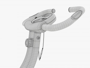 Folding fitness bike trainer Modello 3D