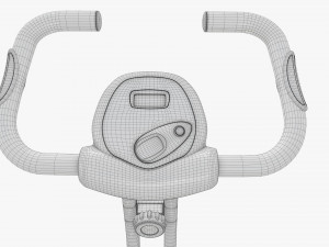 Folding fitness bike trainer Modello 3D