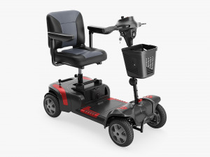 Four wheel power medical scooter 3D Model