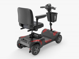 Four wheel power medical scooter Modelo 3D