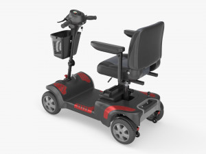 Four wheel power medical scooter Modelo 3D