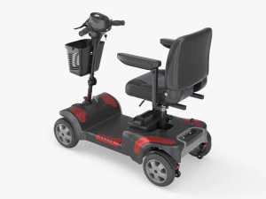 Four wheel power medical scooter 3D Model