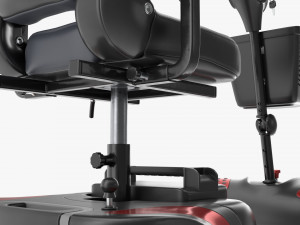 Four wheel power medical scooter Modelo 3D
