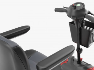 Four wheel power medical scooter Modelo 3D