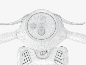 Four wheel power medical scooter 3D Model
