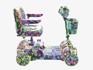 Four wheel power medical scooter 3D Model