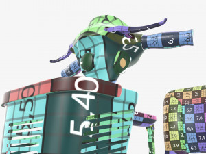 Four wheel power medical scooter Modelo 3D