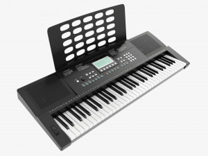 Home music keyboard 3D Model