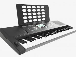 Home music keyboard 3D Model