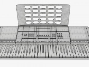 Home music keyboard 3D Model
