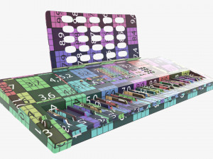 Home music keyboard 3D Model