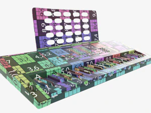Tastiera musicale domestica Modello 3D