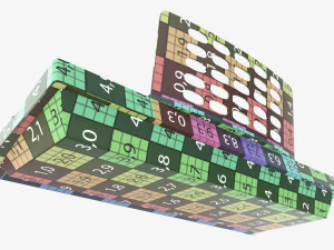 Tastiera musicale domestica Modello 3D