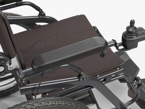 Hybrid manual and power wheelchair Modello 3D