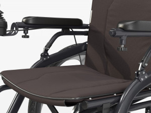 Hybrid manual and power wheelchair Modello 3D