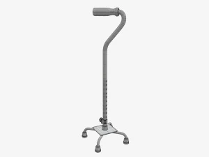 Cana qu&aacute;drupla grande Modelo 3D