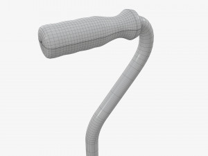 Large quad cane Modelo 3D