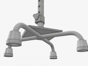 Large quad cane Modelo 3D