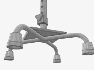 Cana qu&aacute;drupla grande Modelo 3D