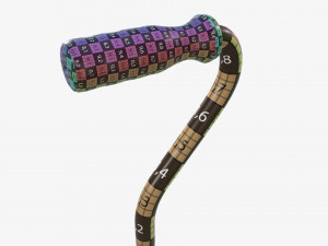Large quad cane Modelo 3D