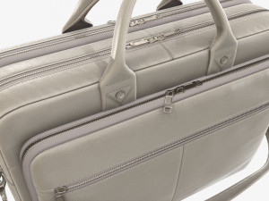 Leather laptop briefcase shoulder travel bag handbag 02 Modello 3D