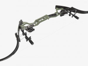Lever action compound bow 3D 모델