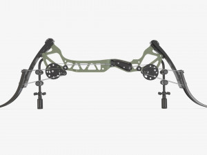 Lever action compound bow 3D 모델