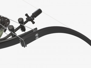 Lever action compound bow 3D 모델