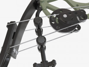 Lever action compound bow 3D 모델