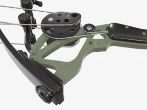 Lever action compound bow 3D 모델