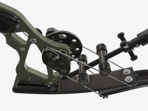 Lever action compound bow 3D 모델