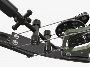 Lever action compound bow 3D 모델