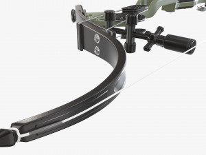 Lever action compound bow 3D 모델