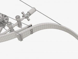 Lever action compound bow 3D 모델