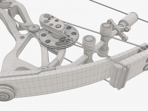 Lever action compound bow 3D 모델