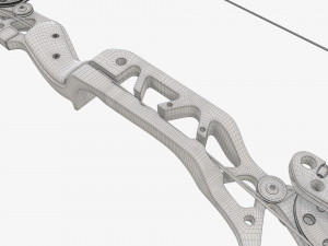 Lever action compound bow 3D 모델