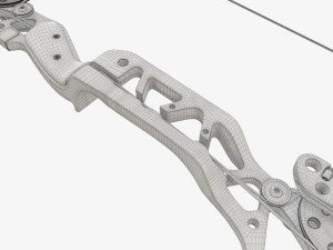 लीवर क्रिया यौगिक धनुष 3D मॉडल