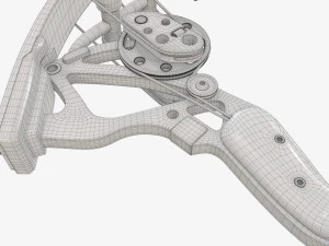 लीवर क्रिया यौगिक धनुष 3D मॉडल